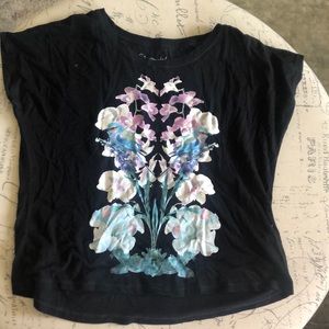 Black graphic t-shirt